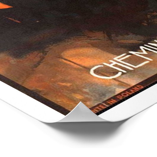 クラクフ・ヴィンテージ旅行 ポスター (角)