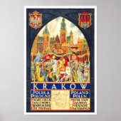 クラクフ・ヴィンテージ旅行 ポスター (正面)