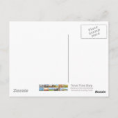 クラクフ、旧市街、ポーランド黒白はがき ポストカード (裏面)