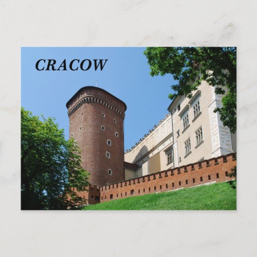 クラク王室のウのウォエル城 ポストカード (正面)