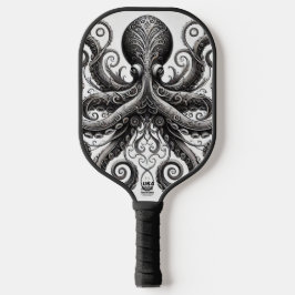 クラケンスティームパンクタコ華美ブラック ピックルボールラケット