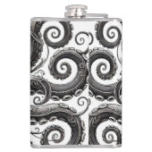 クラケンスティームパンクタコ華美ブラック フラスク (裏面)