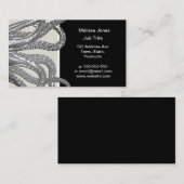 クラケン-黒い巨大タコ/チュル 名刺 (正面/裏面)