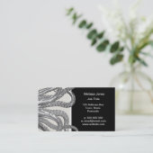 クラケン-黒い巨大タコ/チュル 名刺 (スタンド正面)