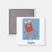 クラゲおもしろい磁石 マグネット (正面/裏面)