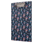 クラゲお洒落パターンのクリップボード クリップボード (左)