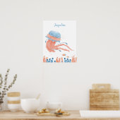 クラゲお洒落子子守歌のカスタマイズ可能 ポスター (キッチン)