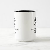 クラゲからの平静そしてゆっくり背部遠くに保って下さい マグカップ (中央)