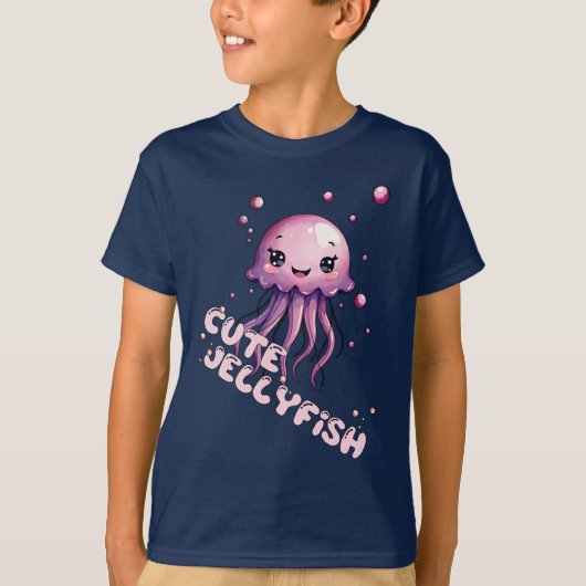 クラゲかわいいかわいい Tシャツ (正面)
