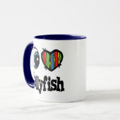 クラゲが大好き マグカップ (正面左)