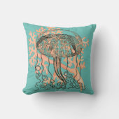 クラゲとサンゴ クッション (正面)