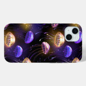 クラゲとシームレ白熱［赤熱］光を放つス Case-Mate iPhoneケース (裏面 (横))