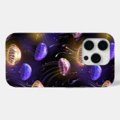 クラゲとシームレ白熱［赤熱］光を放つス Case-Mate iPhoneケース (裏面 (横))