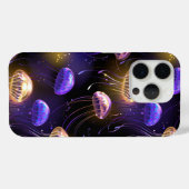 クラゲとシームレ白熱［赤熱］光を放つス Case-Mate iPhoneケース (裏面 (横))
