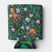 クラゲとタコ模様 缶クーラー (裏面)