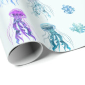 クラゲと海藻 ラッピングペーパー (ロールコーナー)