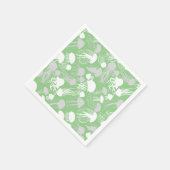 クラゲに注意 スタンダードカクテルナプキン (角)