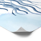 クラゲのぬりえポスター 海の動物 子ども部屋 ポスター (角)