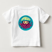 クラゲのキャラクター ベビーTシャツ (裏面)
