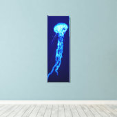 クラゲのキャンバス キャンバスプリント (インサイチュ (ウッドフロア))