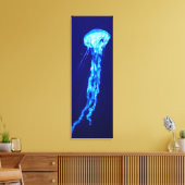 クラゲのキャンバス キャンバスプリント (インサイチュ (リビング))