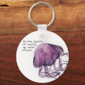 クラゲのキーチェーン キーホルダー (正面)