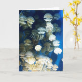 クラゲのグリーティングカード カード (黄色い花)