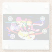 クラゲのジャズ ガラスコースター (裏面)