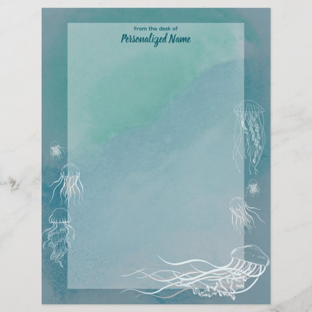 クラゲのジーブライニングなし レターヘッド (正面)