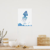 クラゲのセレニティカスタマイズ可能 ポスター (キッチン)