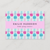 クラゲのパターン遊、センター、アクティビティセンター 名刺 (正面)