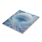 クラゲのフラクタル芸術の海の下 タイル (側面)