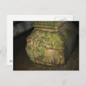 クラゲのヘッド彫刻のバシリカ会堂の水槽イスタンブール ポストカード (正面/裏面)