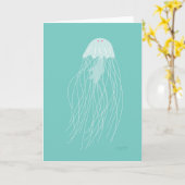 クラゲのマーマレード カード (黄色い花)