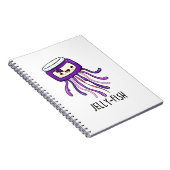 クラゲのユーモア満載のジェリーポン ノートブック (右側)