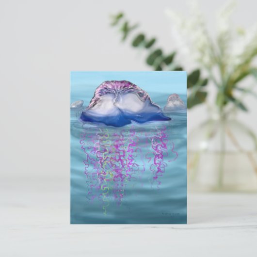 クラゲの一種 ポストカード (スタンド正面)