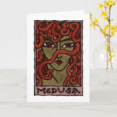 クラゲの挨拶状 カード (黄色い花)