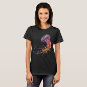 クラゲの水彩画 Tシャツ (正面フル)