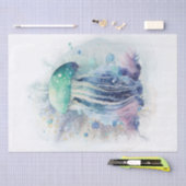 クラゲの水彩 薄葉紙 (クラフト)