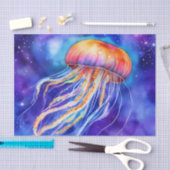 クラゲの海抽象芸術 薄葉紙 (クラフト)