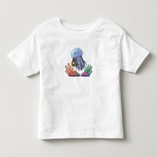 クラゲの海洋ランタン トドラーTシャツ (正面)