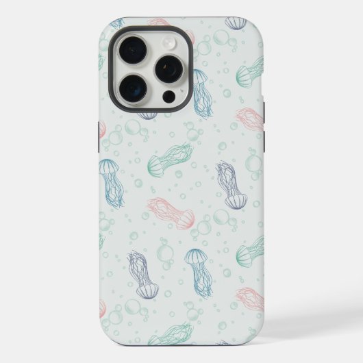 クラゲの漂流 iPhoneケース (裏面)