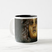 クラゲの盾 ツートーンマグカップ (正面左)