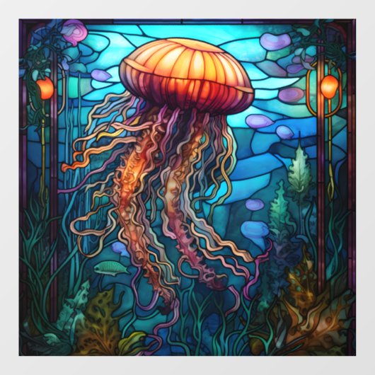 クラゲの窓が引っかかる ウィンドウサイン (シート)