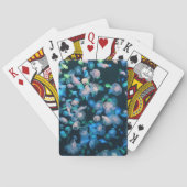 クラゲの群れ暗闇の中で輝く トランプ (裏面)