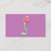 クラゲの赤ちゃんシャワーの下で エンクロージャーカード (裏面)