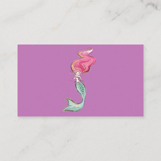 クラゲの赤ちゃんシャワーの下で エンクロージャーカード (裏面)