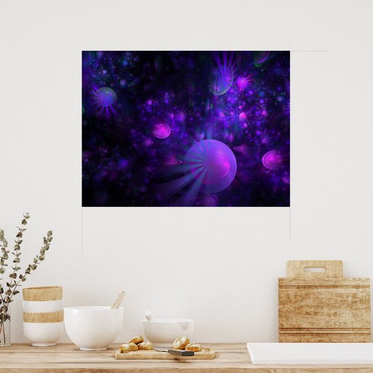 「クラゲの野は永遠に」 ポスター (キッチン)