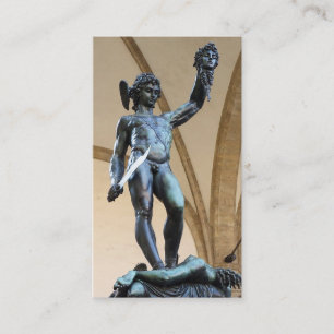 クラゲの頭部とのperseus 名刺