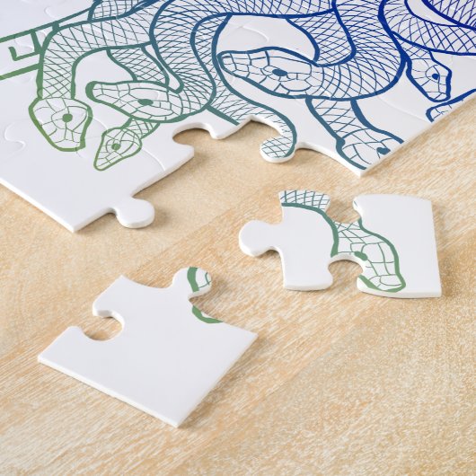 クラゲの頭部 ジグソーパズル (側面)